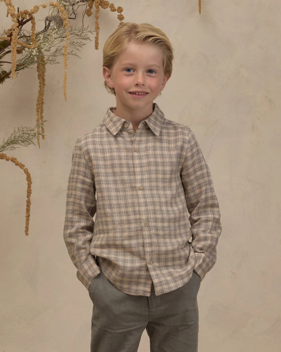 Harrison Button Down Fall Plaid Shirt