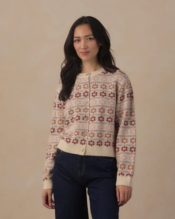 Women's Cheyenne Cardigan Flower Fair Isle