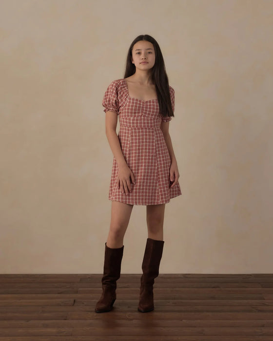 Teen Zoe Dress Vintage Plaid