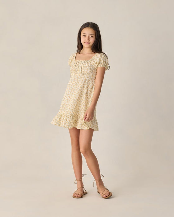 Teen Liv Dress - Yellow Floral