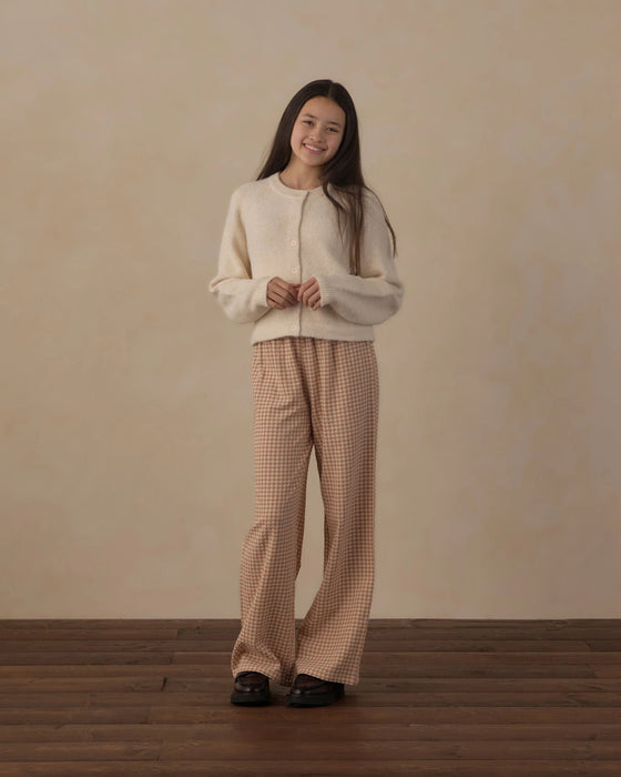 Teen Fuzzy Cardigan Natural