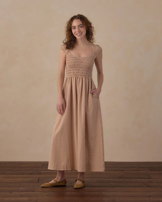 Women's Jess Dress Fawn Gingham