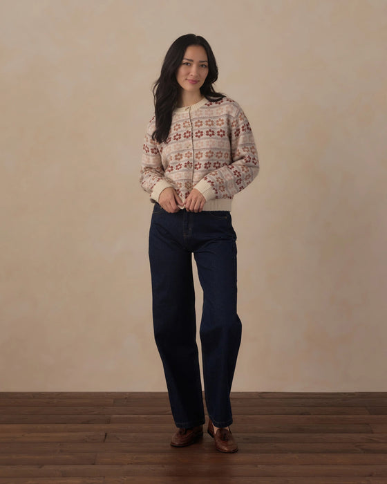 Women's Cheyenne Cardigan Flower Fair Isle