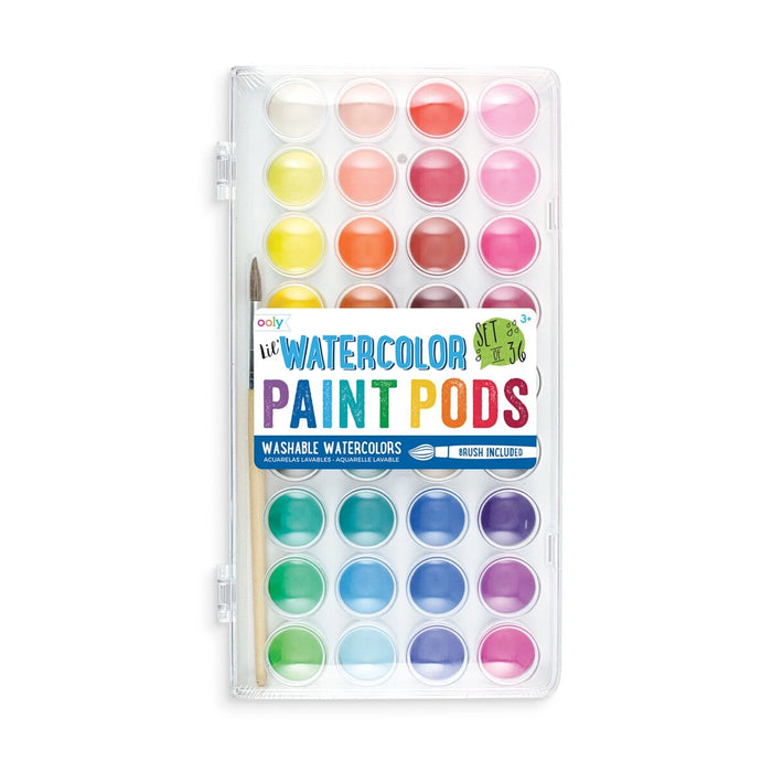 Lil' Paint Pods Watercolor Paint -Set of 36