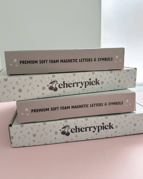Soft Foam Magnetic Letters & Symbols 150pc Set: Pastel Rainbow