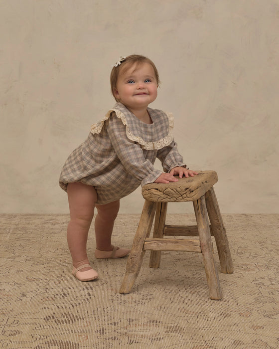 Noelle Romper Fall Plaid