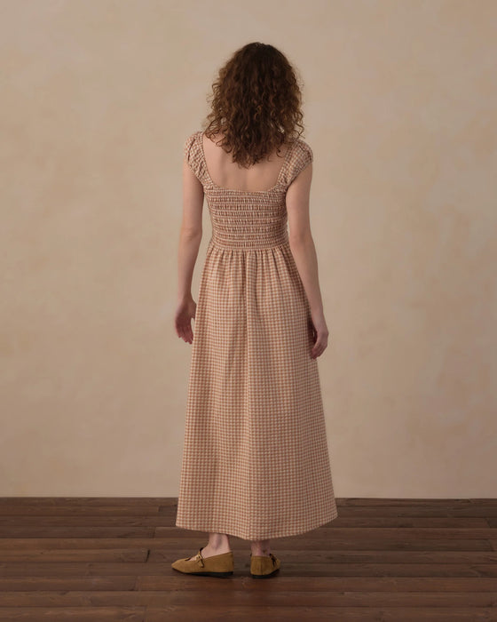 Women's Jess Dress Fawn Gingham