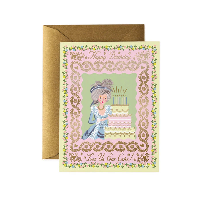 Let Us Eat Cake Birthday Card