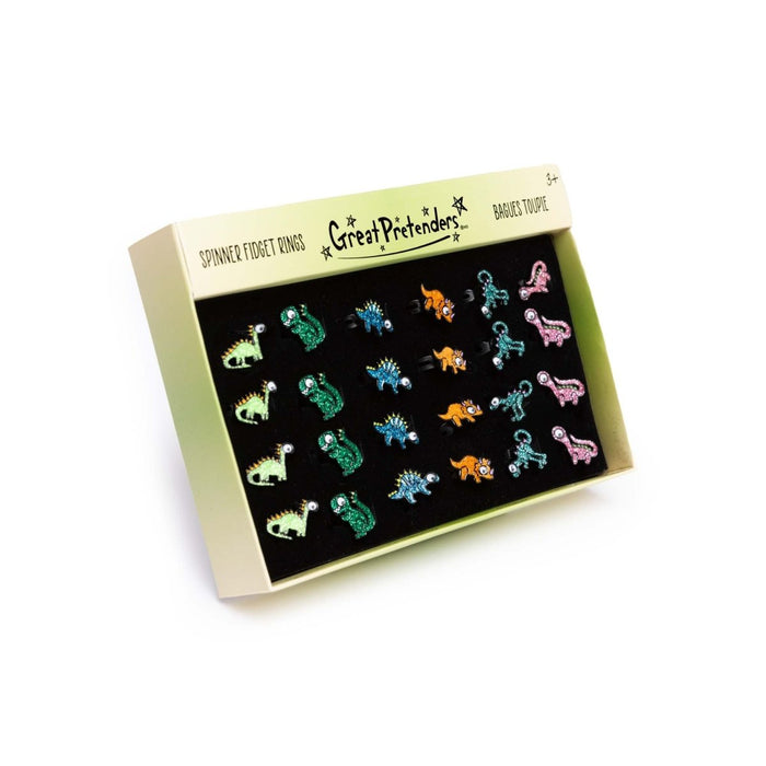 Dinosaur Spinner Fidget Rings, Assorted