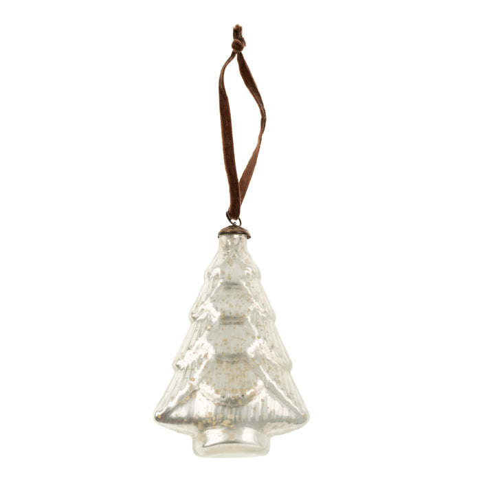 Glass Christmas Tree Ornament - Large