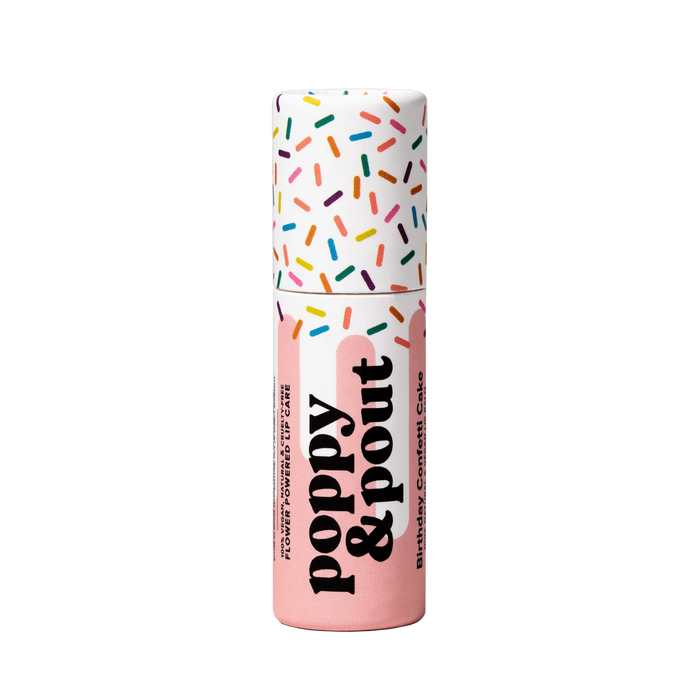 Poppy & Pout Lip Balm Birthday Cake
