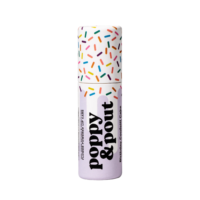 Poppy & Pout Lip Balm Birthday Cake