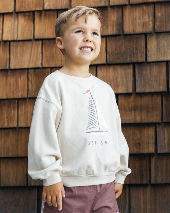 Oversized Sweatshirt Set Sail