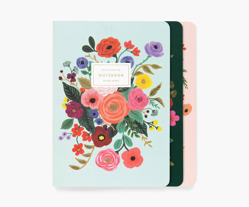 Set of 3 Garden Party Notebook