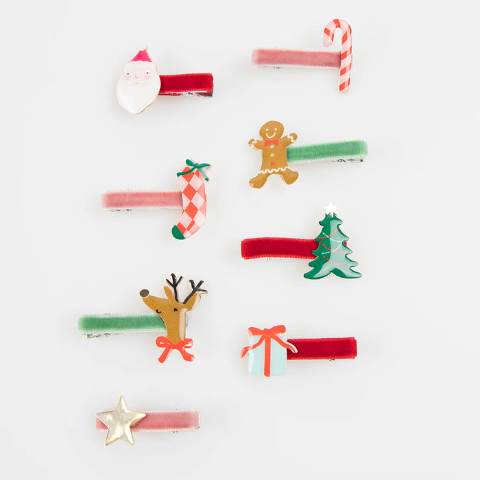 Jolly Christmas Hair Clips