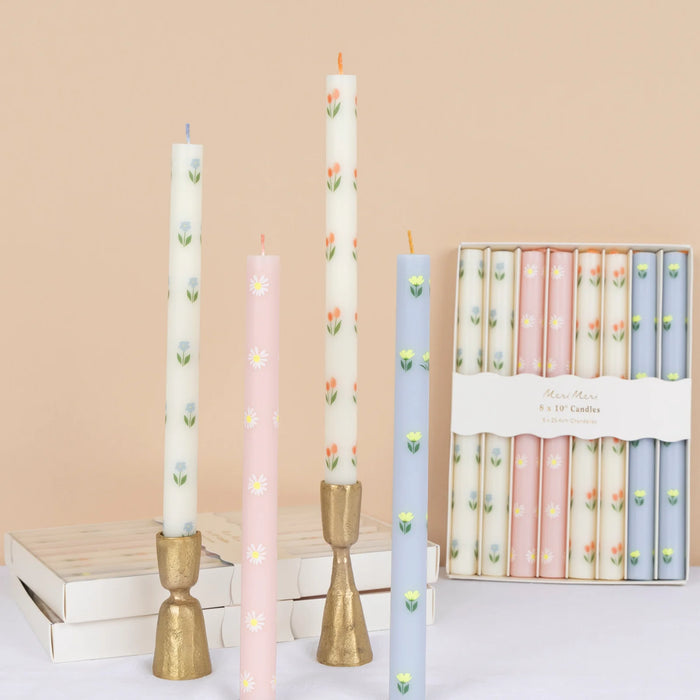 Floral Table Candles