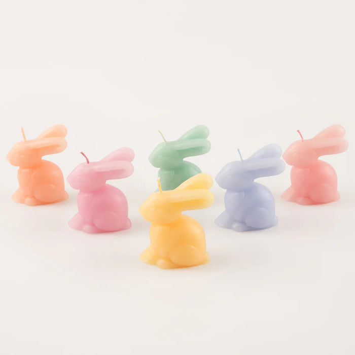 Mini Bunny Candles (6)