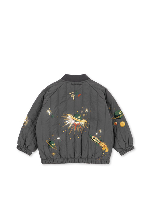 Juno Sequin Bomber Jacket - MAGNET