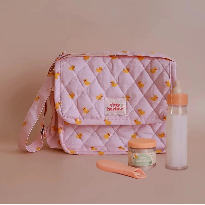 Tiny Tummies nappy bag  - Pink ducky