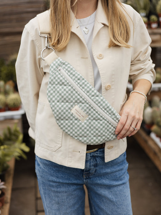 Belt bag - Gingham Navy