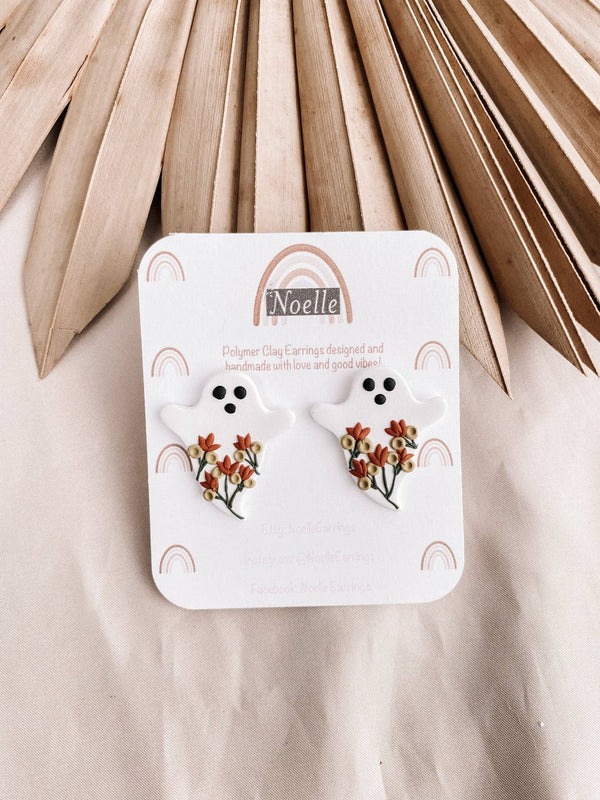 Botanical Ghost Earrings