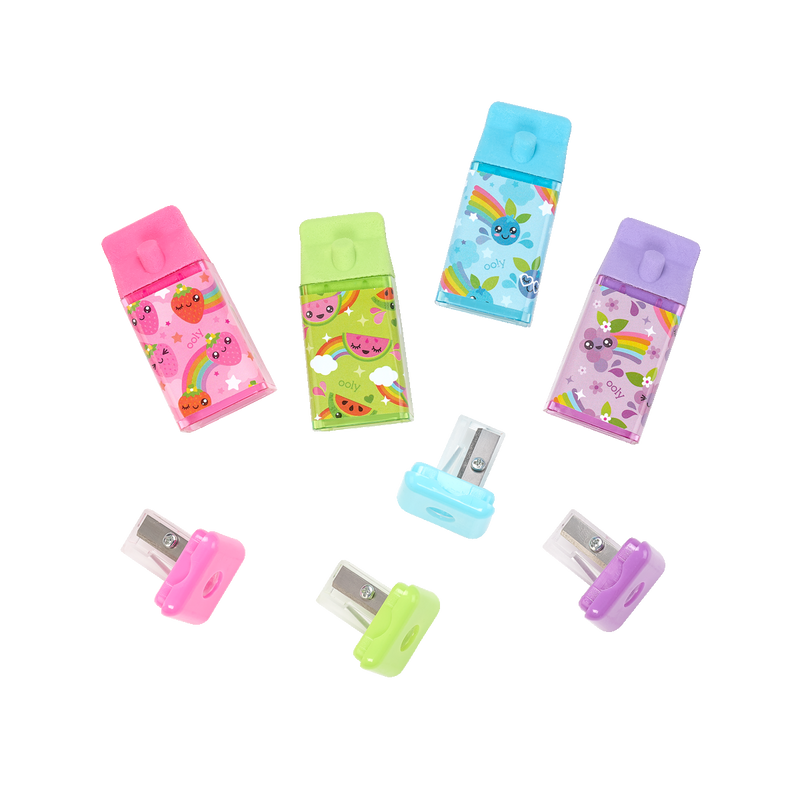 Juicy Box Scented Erasers + Sharpeners