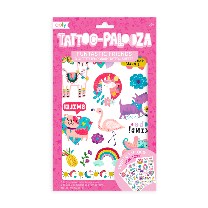 Tattoo Palooza Glitter Tattoos - Funtastic Friends