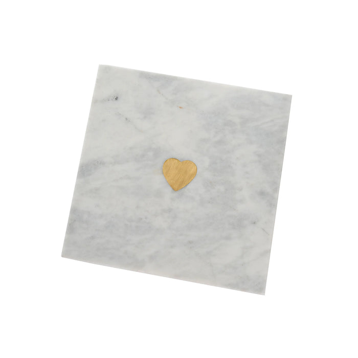 Sweet Heart Marble Board Square