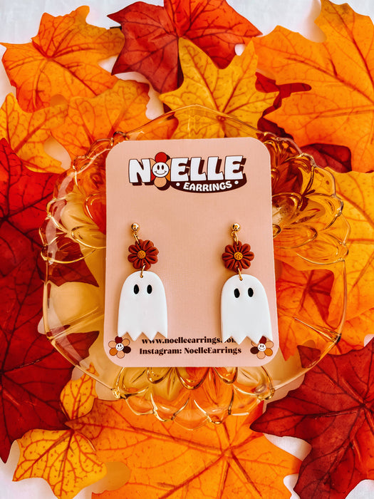 Hot Ghoul Fall Earrings | Polymer Clay Earrings