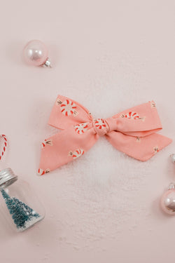 Jumbo Bow  Pink Peppermint