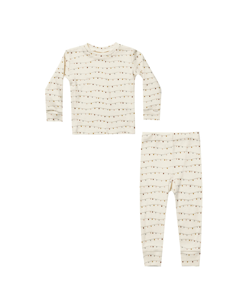 organic long sleeve pajama set