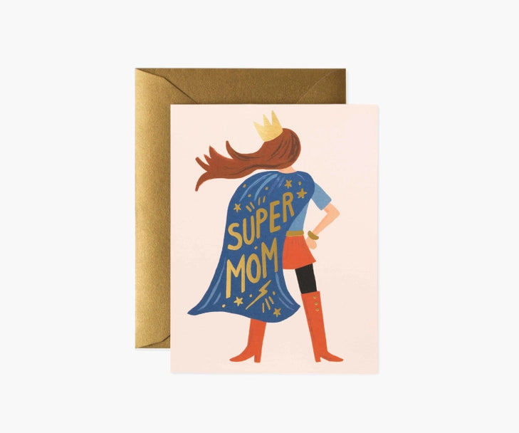 Super Mom Mothers Day Card