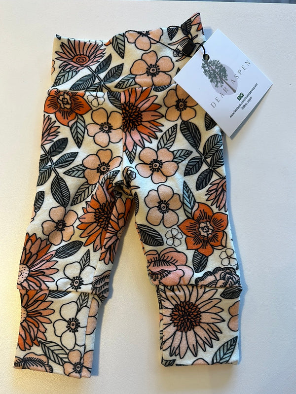 Vintage Floral French Terry Leggings