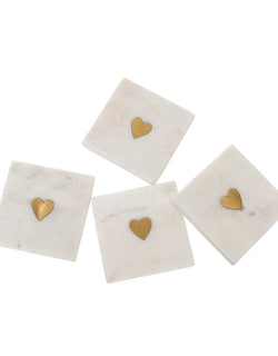 Sweet Heart Square Coasters