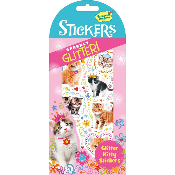 Kitty Glitter Stickers