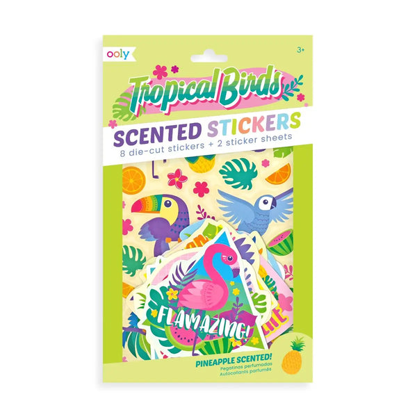 Tropical Birds - Scented Stickers